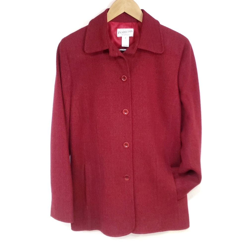 8 Pendleton Wool Jacket Blazer Coat - image 3